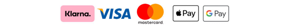 På Svenska Fåglar gör du alltid säkra betalningar med Klarna, VISA, Mastercard, Apple Pay och Google Pay.