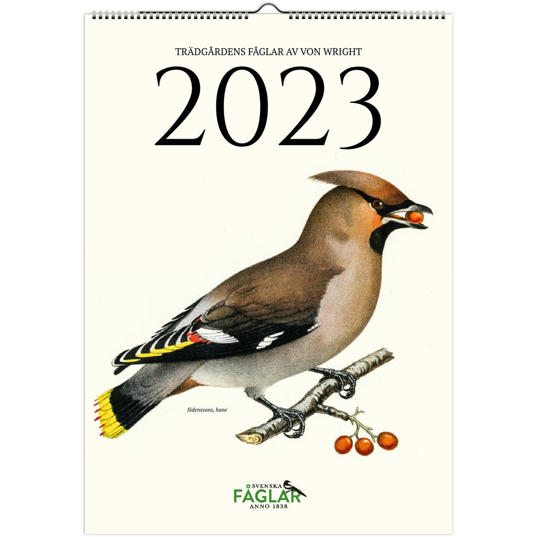 »Trädgårdens fåglar« 2023, väggkalender