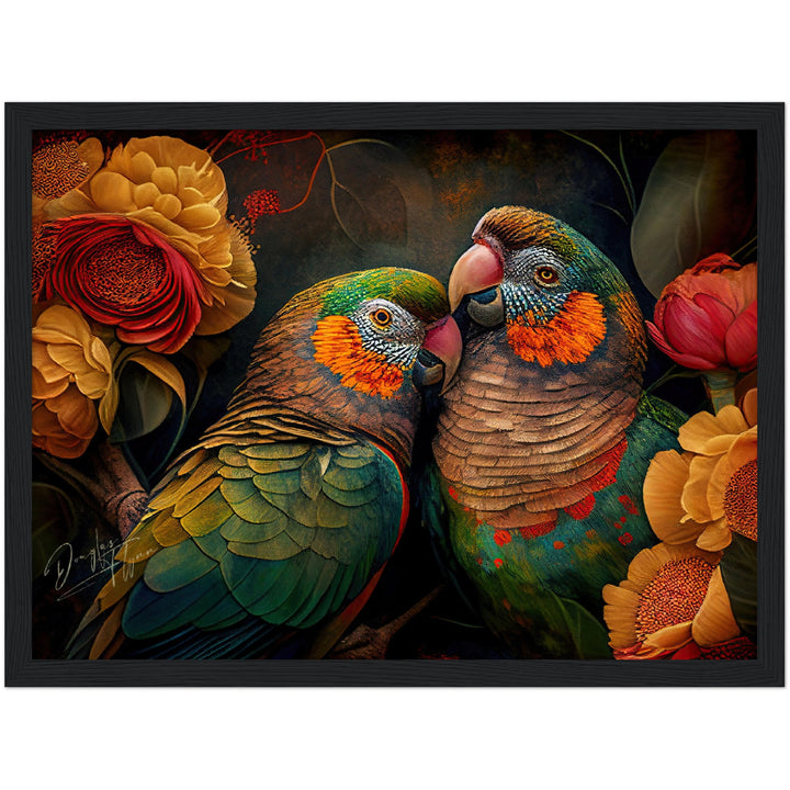 »Art Nouveau Bird Mosaic«