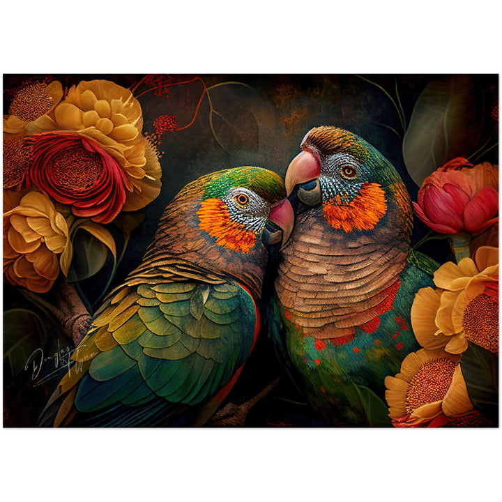 »Art Nouveau Bird Mosaic«